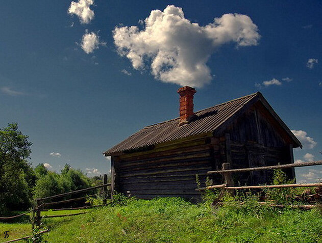 Деревенская банька фото