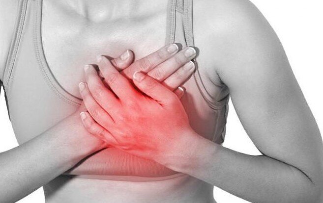 Грудная жаба вызывает боль за грудиной и чувство удушья