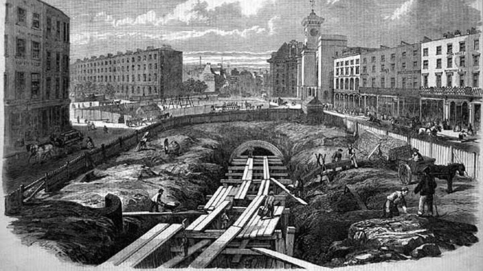 Строительство лондонского метро