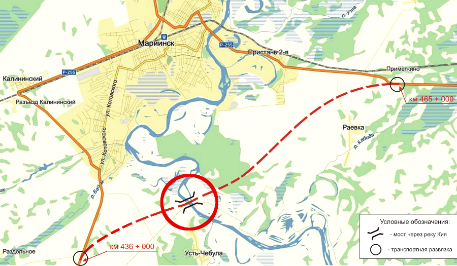 Объездная дорога кемерово схема где пройдет на карте