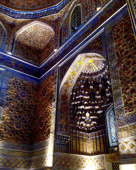 В гробнице Тамерлана, Самарканд 