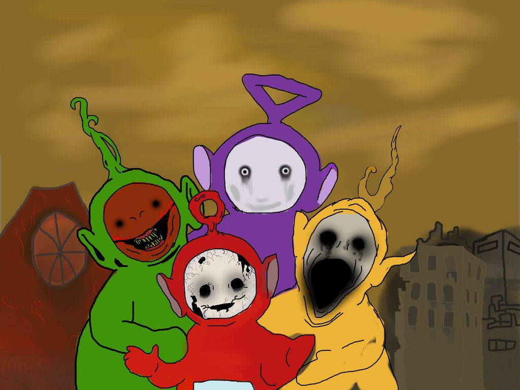 Slendytubbies как нарисовать