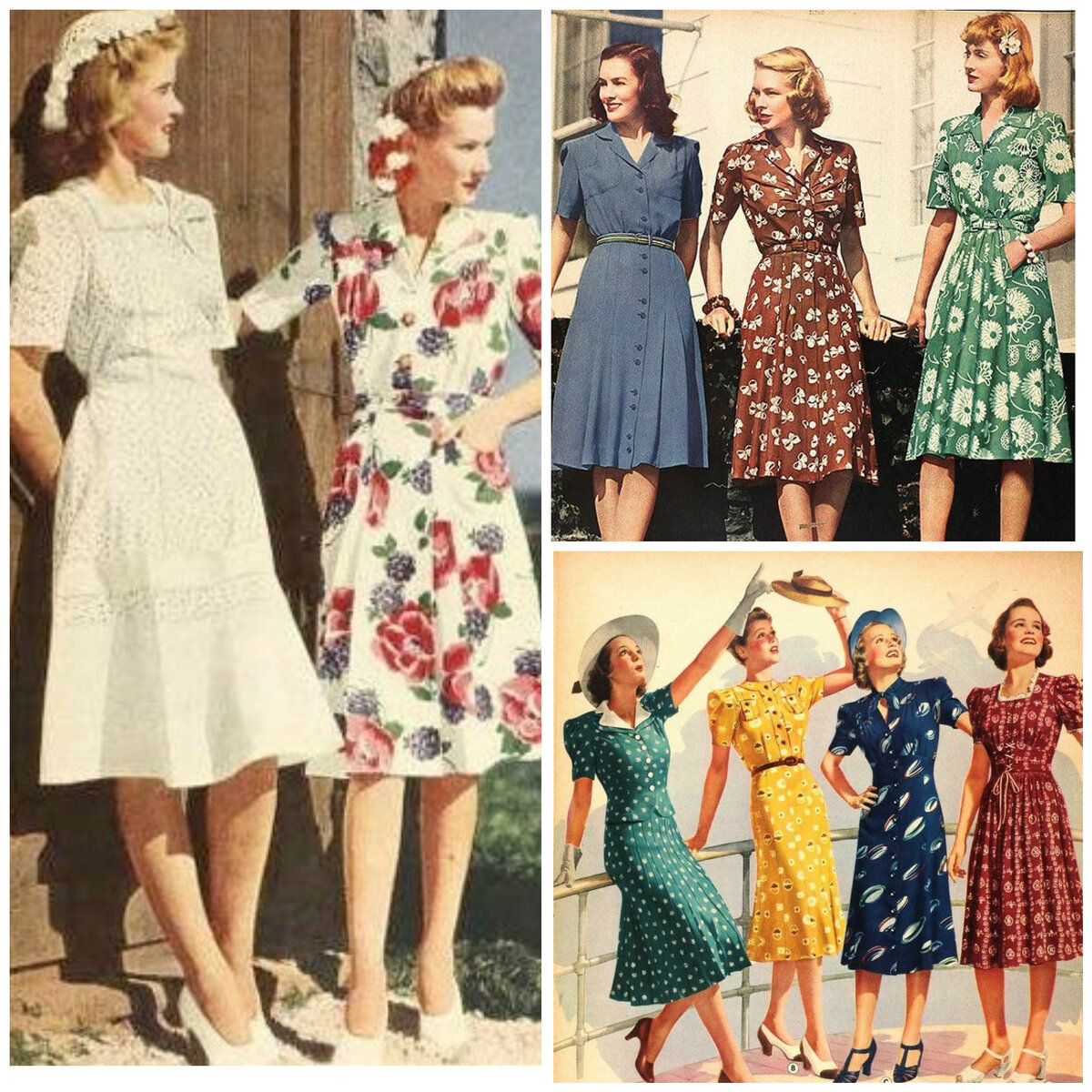 У меня дома есть книга выкроек платьев 60-х годов, люблю иногда поразглядывать, полюбоваться