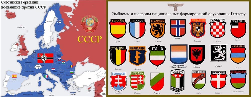 Эмблемы и шевроны национальных формирований