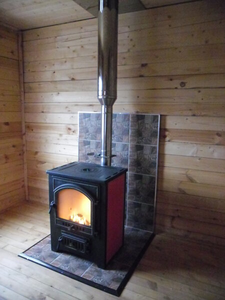 Печь Бавария с сэндвич дымоходом.