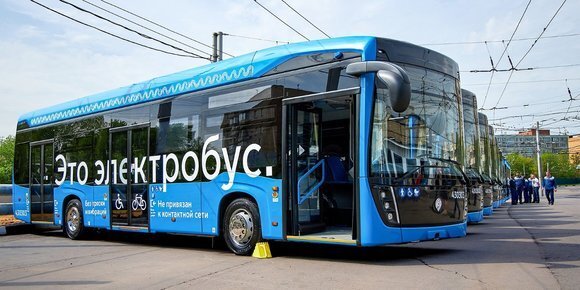 Электробусы Москвы. Фото: "Москва 24" 