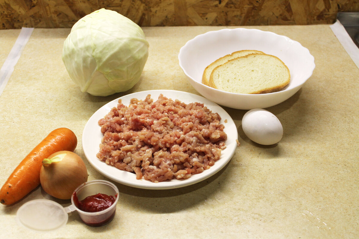 Основные ингредиенты блюда