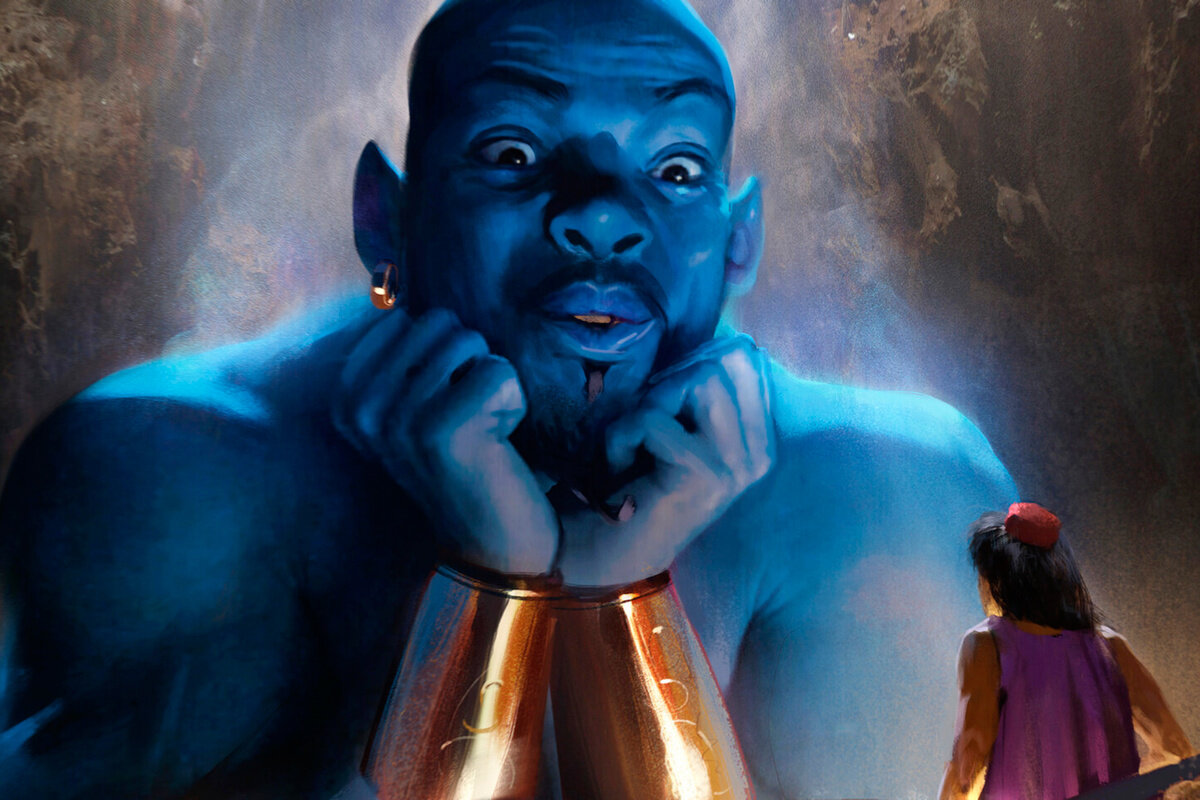 Джама придумывал, как преобразить Уилла Смита в голубого джинна 