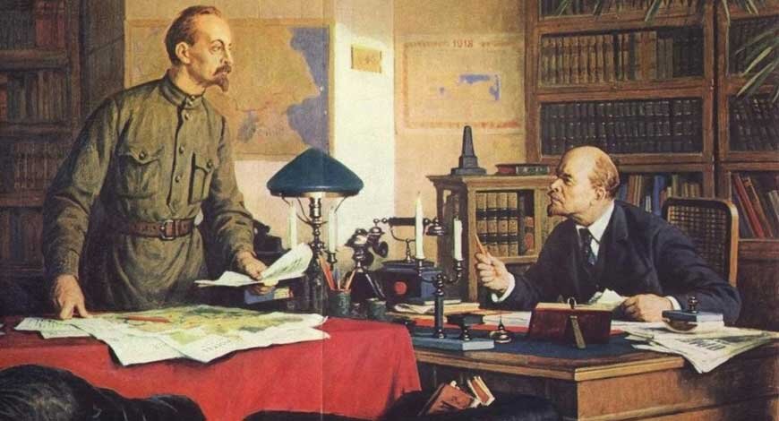 «Владимир Ленин и Феликс Дзержинский». Художник Борис Щербаков