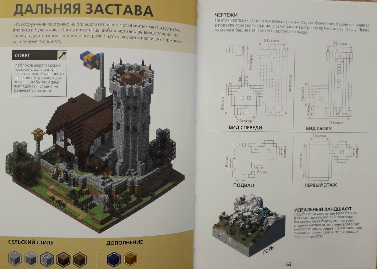 Minecraft книга архитектора. Постройки из книги майнкрафт.