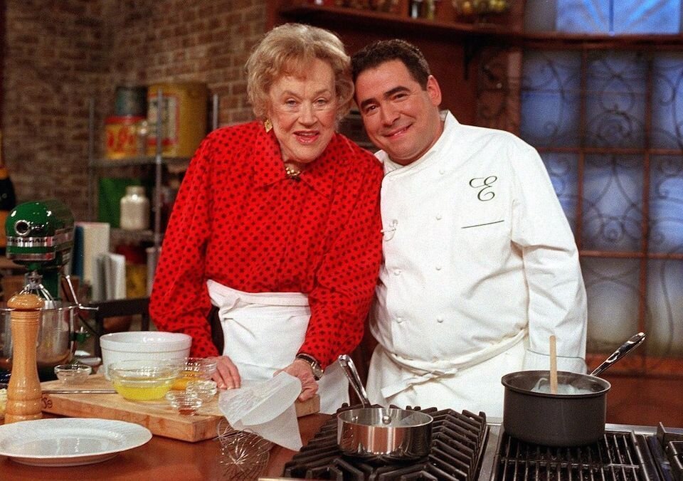 Julia Child and Chef Emeril