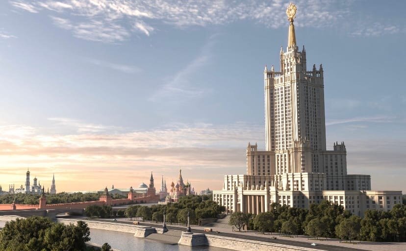 Как бы сегодня выглядело Зарядье, построй они там высотку, 3D-макет автора Asarus