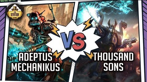 ADEPTUS MECHANICUS vs THOUSAND SONS I Bttlereport 1000pts I Warhammer 40k