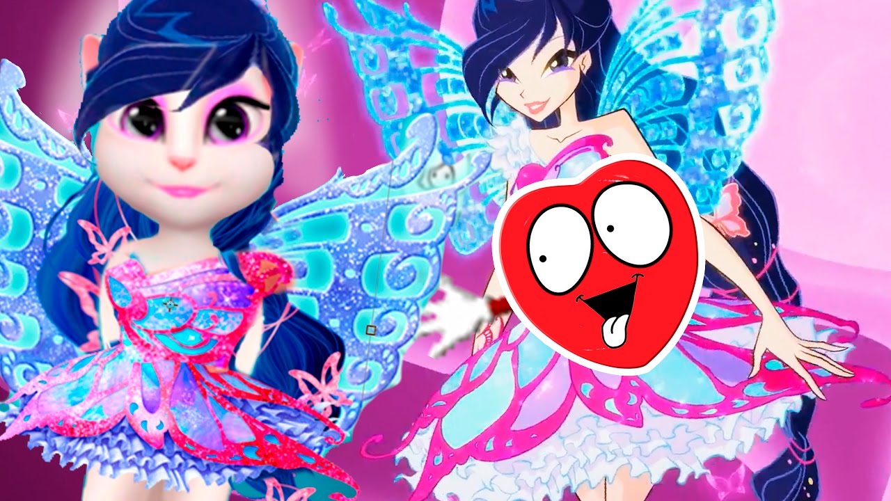 #МояГоворящаяАнжела Винкс Муза Блум Winx My Talking Angela #КошкаАнжела  игровой мультик #Анжела