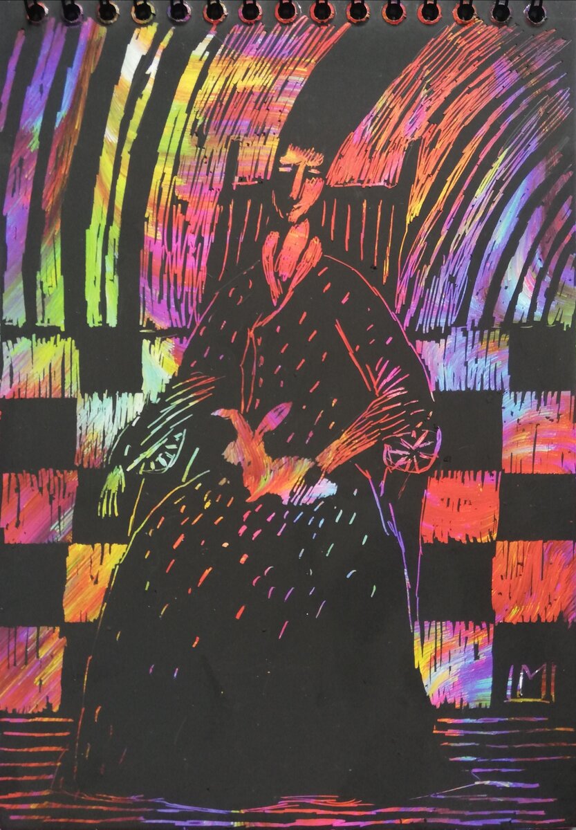 Кролик на коленях