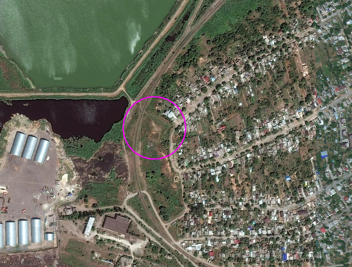 Городище на карте