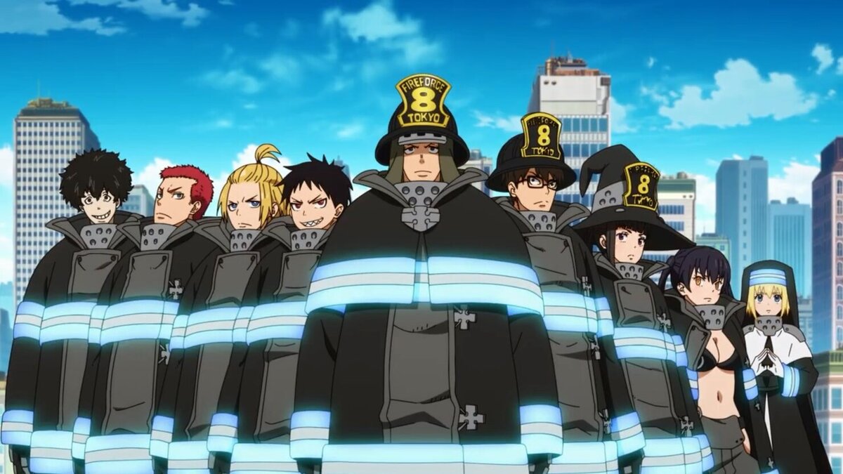 Fire Force: 7 из 10 только пока не досмотрел до конца... | Типичный взгляд  | Дзен