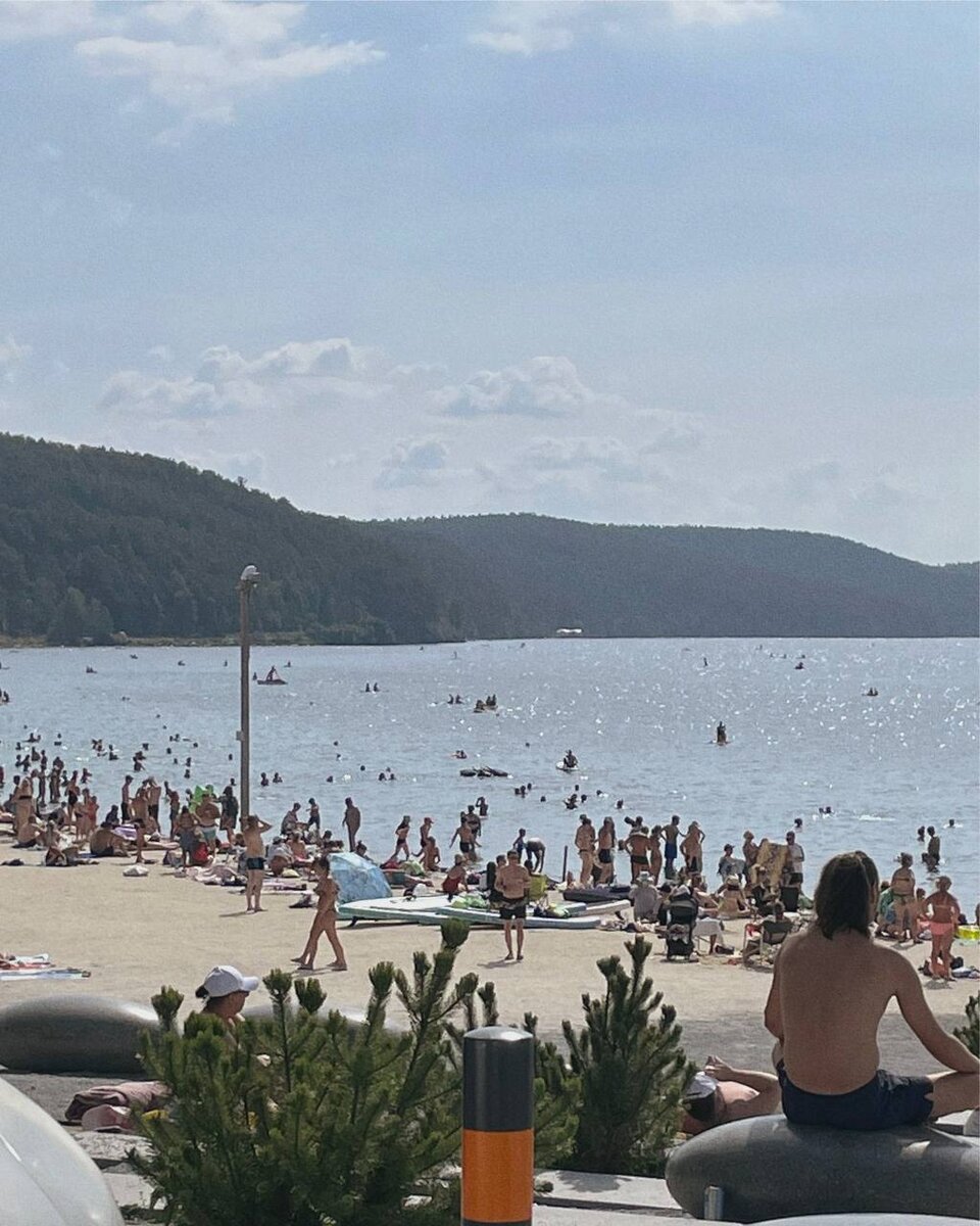 Городской пляж тургояк миасс