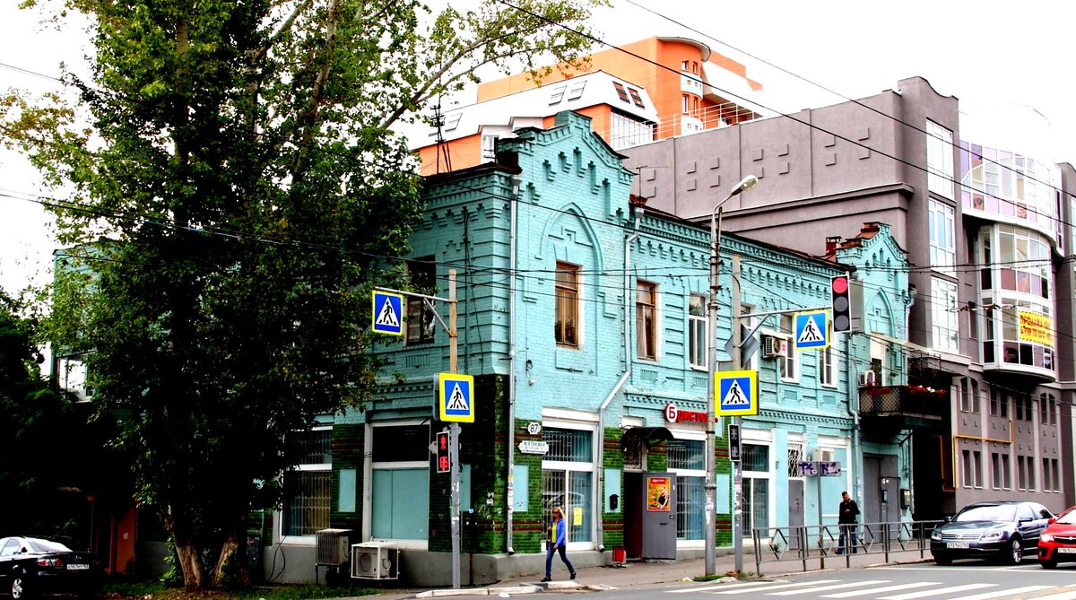 Место установки первого городского светофора