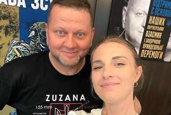    Валерий Залужный и Ольга Харлан