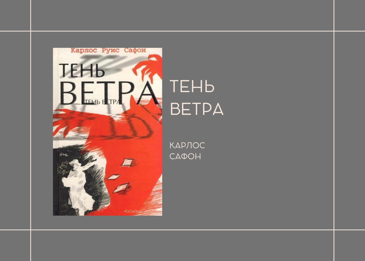 "Тень ветра" Карлос Руис Сафон