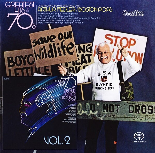 Arthur Fiedler & Boston Pops "Greatest Hits Of The ‘70s Volume 1 & 2" SACD 4.0