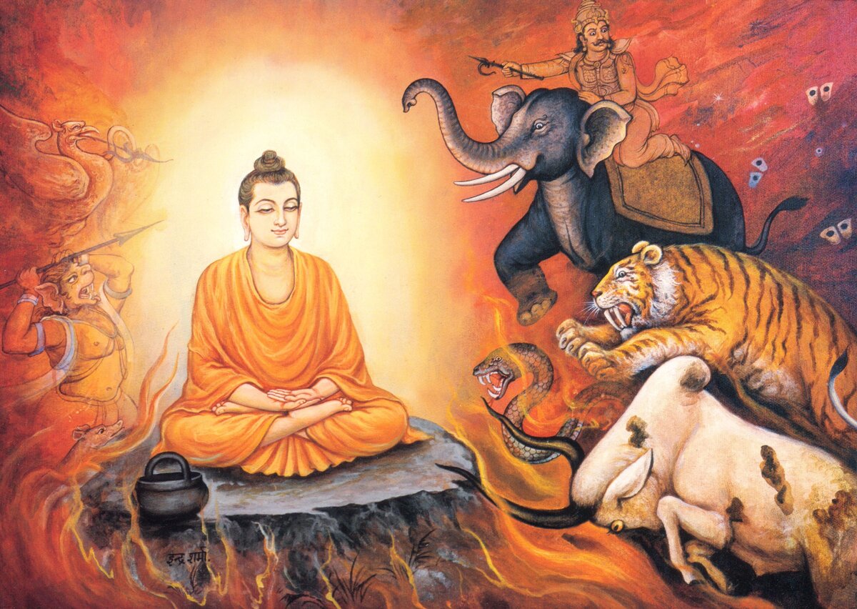 Гаутама Будда и Мара