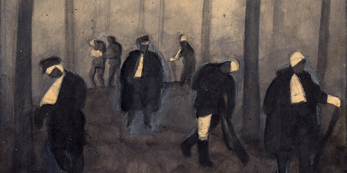 Язепс Гросвальд. «Путь кошмара». 1916. Latvijas Nacionālais mākslas muzejs