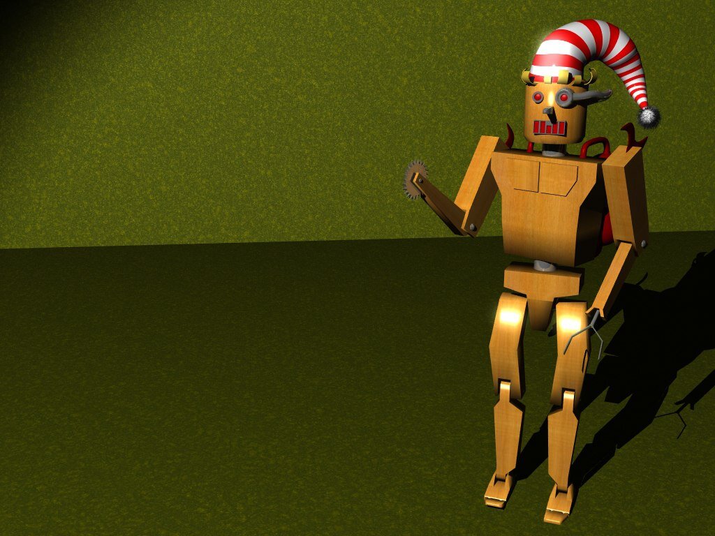 Это мой 3D-вариант Буратино-Мутанта