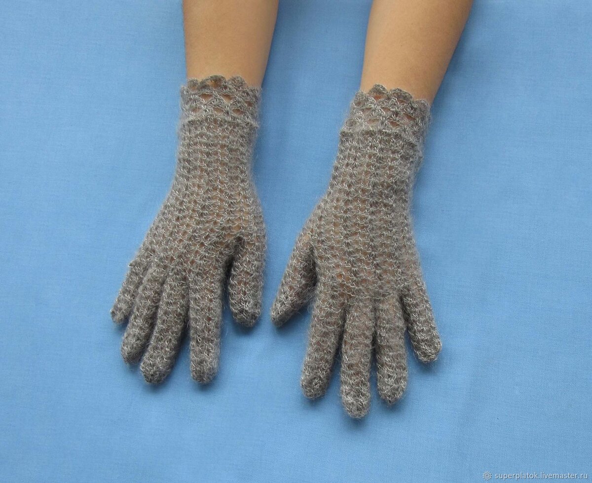Как связать перчатки