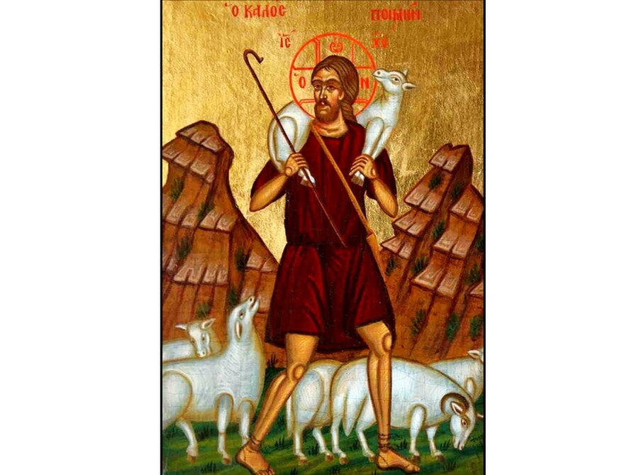 Икона пастырь. Пастырь добрый икона. Христос Пастырь икона. Добрый Пастырь Зинон. Икона Иисус Христос добрый Пастырь.