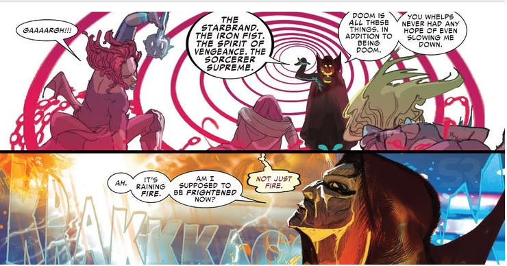 Дум, последний живой злодей Вселенной Марвел  c силой Бога