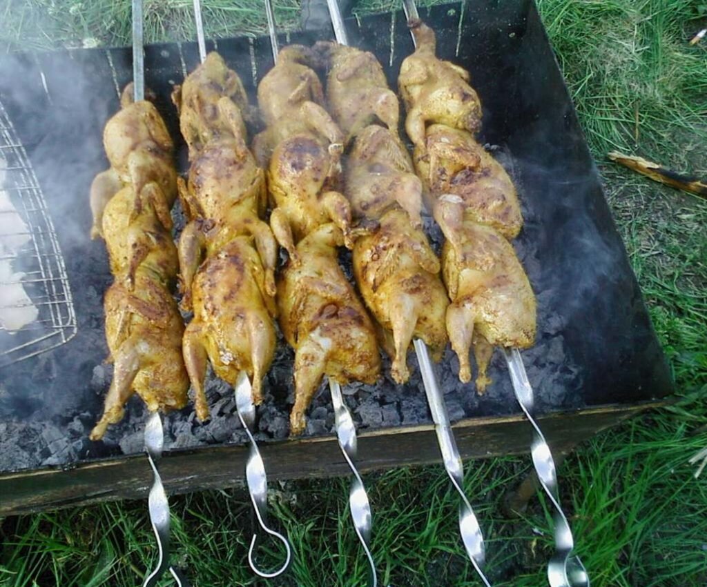 Перепела на шпажке