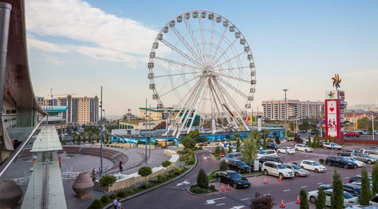 Где? MEGA Alma-Ata на ул. Розыбакиева