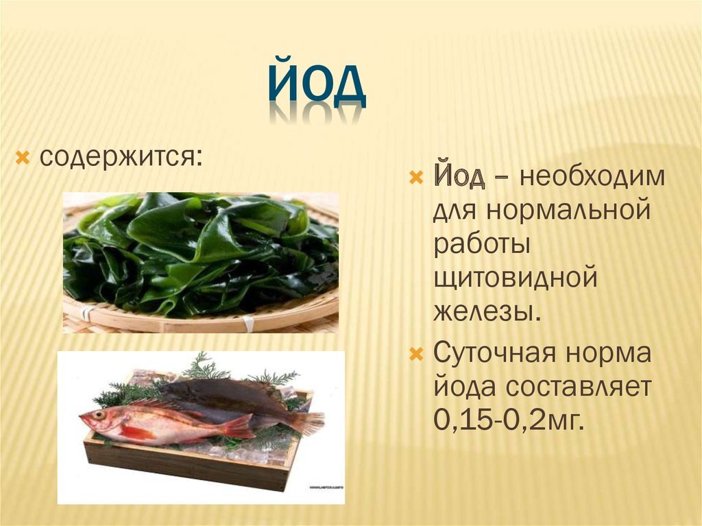 Продукты богатые йодом картинки