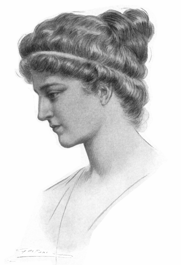 Рис.1. Ипатия (Автор: Drawn by Jules Maurice Gaspard (1862–1919) - Elbert Hubbard, "Hypatia")
