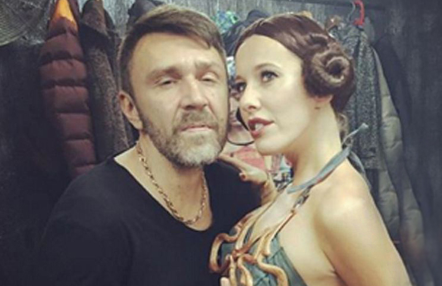Сергей Шнуров и Ксения Собчак
