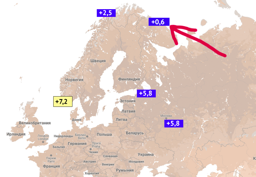 В какую страну сбежать. Швеция холодная Страна. Норвегия Великобритания Польша. Сравнение климата России и других стран. Мурманск и Тромсе сравнение.