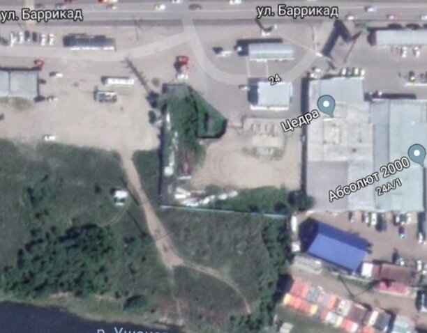 Скрин Google street view