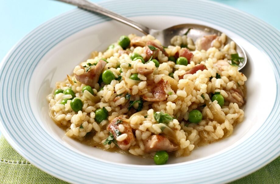 Ризотто с курицей. Risotto. Risotto Bacon. Ризотто с курятиной. Ризотто Перчини.