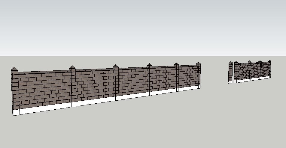 Как сделать забор в скетчап