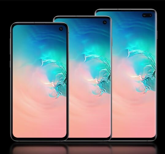  Модели Samsung Galaxy S10; Картина: Samsung Источник: samsung.de 