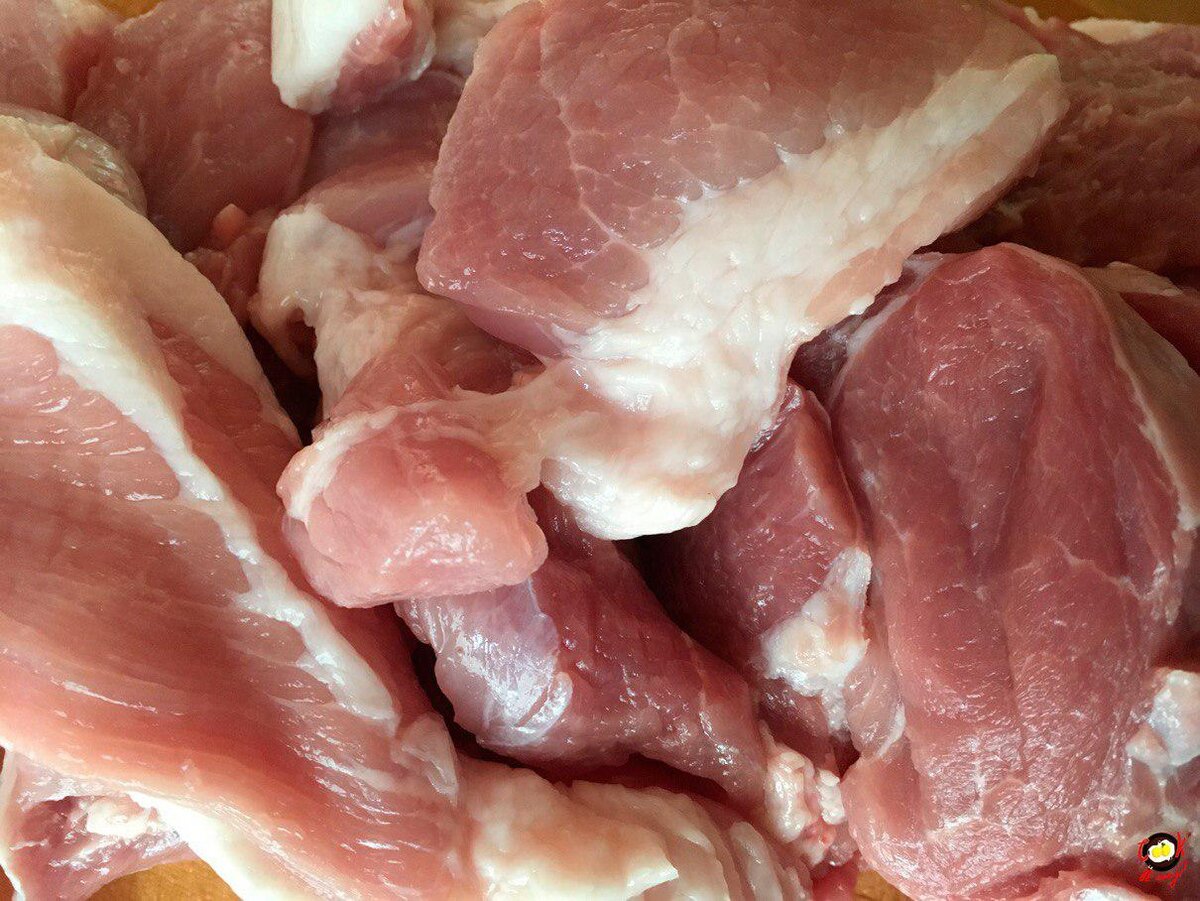 Кусочки свинины