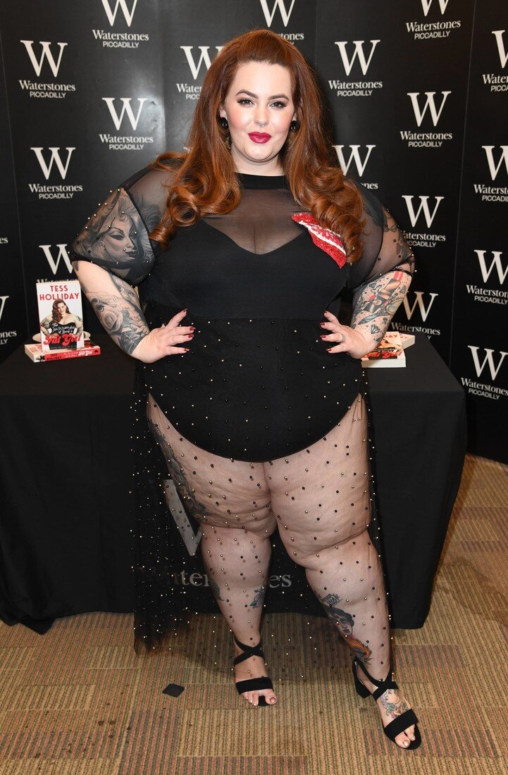 Тесс Холлидэй. Самая успешная модель размера плюс. Фото из открытых источников