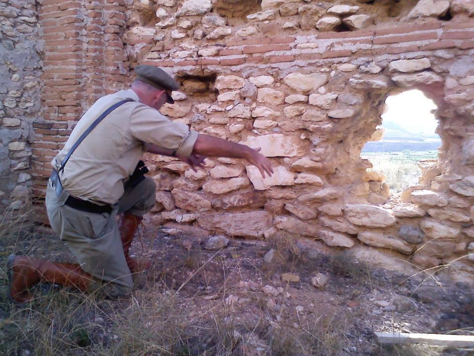Позиции бригады Листера в районе Belchite.  1938/2014 