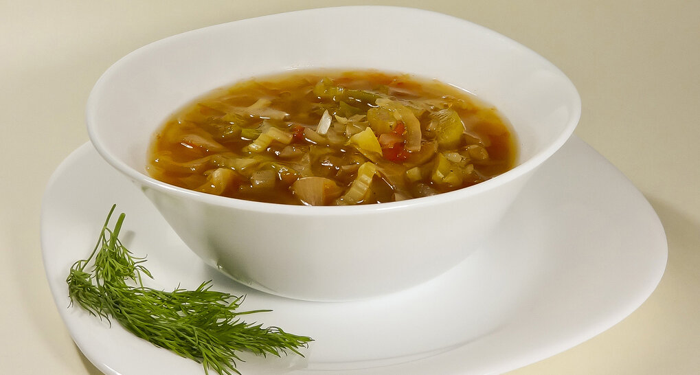 Суп из сельдерея.