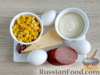  Пошаговый фото рецептСалат "Ёжик"