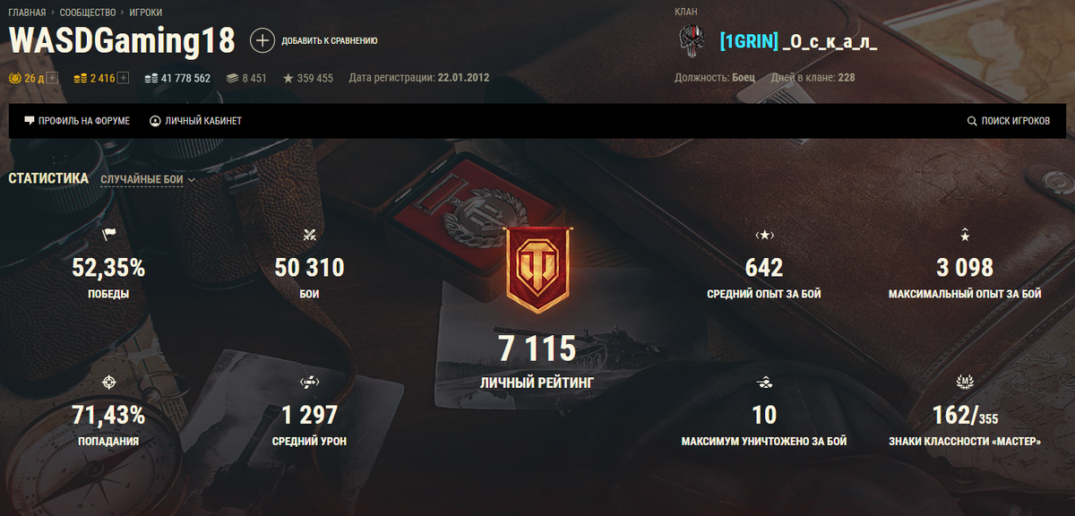 скромная статистика