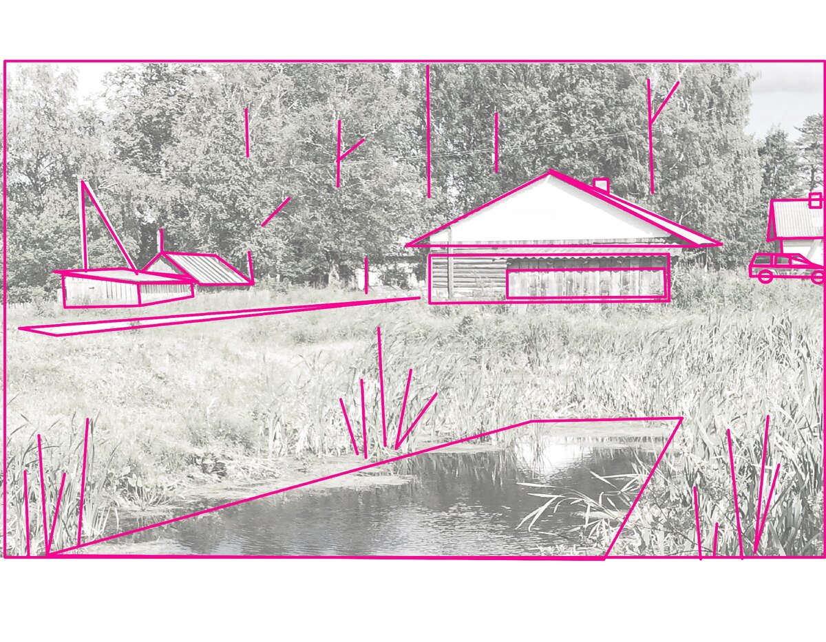 Находим простые геометрические формы.