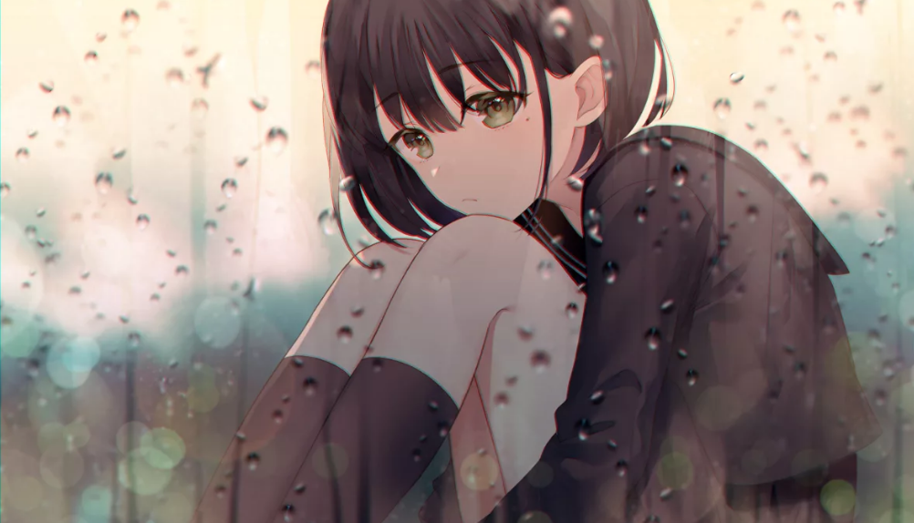 Аниме, сериал, поговорим, грусть, печаль, проблема